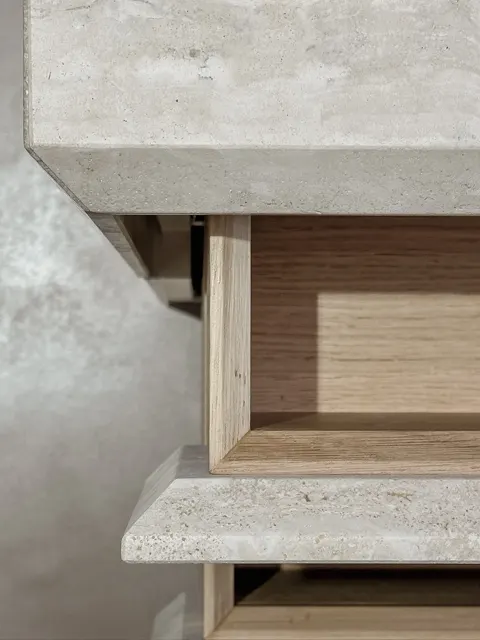 La giunzione travertino-rovere