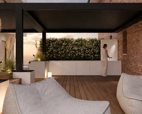 Il punto acqua scultoreo outdoor